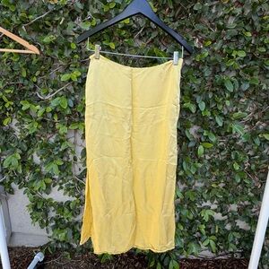 Everlane Yellow Women's Skirt